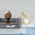 thumbnail image 2 of Reloj De Escritorio Moderno Con Forma De Globo De Cristal, Escultura Decorativa Para Oficina, Dormitorio, Chimenea, Estante, Armario, Sala De Estar O Pasillo., 2 of 8