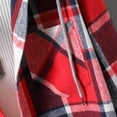 thumbnail image 5 of Cathalem Chemise de Pêche Randonnée pour Hommes en Tricot Côtelé Texturé à Boutons, Rouge S, 5 of 5