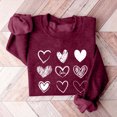 thumbnail image 2 of STAOEDU Valentine's Day Sweatshirt Women Funny Love Heart Graphic Pullover Shirt, 2 of 5