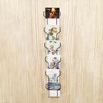 thumbnail image 3 of FixtureDisplays® Wall Mount 5X7 Inches Pocket Vertical Portrait Width Greeting Card Post Card Display Wire Rack Black 11716, 3 of 8