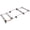 Sliver, variant on Forcecar MTB Road Bike Roller Trainer Stand Foldable Bike Rollers Indoor Folding Trainer for 16-29" with Tools, Black