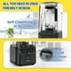 thumbnail image 5 of Licuadora CRANDDI K90 Quiet Commercial 2200W 2.2L Insonorizada, 5 of 9