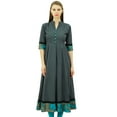 thumbnail image 5 of Atasi Women's Grey Anarkali Salwar Suit With Dupatta Ethnic Designer Wear-4, 5 of 9