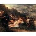 thumbnail image 2 of Henri Fantin-Latour 18x15 Black Ornate Wood Framed Double Matted Museum Art Print Titled - Helene (1892), 2 of 5