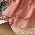 thumbnail image 6 of frariair Ladies Breathable Natural Fiber Embroidered Blouse Flowy Loose Silhouette Beach Resort Wear For Warm Weather Activities Pink, 6 of 7
