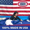 thumbnail image 4 of American Flag Made In Usa Taille 5'X8''- Polyester Premium de Qualité Commerciale Robuste - Résistant à Toutes les Intempéries - Rayures Cousues et Étoiles Brodées Drapeau Américain, 4 of 4