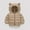 A43 Khaki, variant on Toddler Puffer Jacket with Bear Ear Hood Cute Packable Kids Lightweight Winter Coats Infant Boys Girls Warm Padded Quilted Down Jackets Zip Up Puffy Coat Outerwear