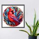 thumbnail image 5 of Pintura de diamante 5D DIY Taladro redondo completo Cardinal Stained Glass Home Art (A3167) Hugtrwg Para estrenar, 5 of 9