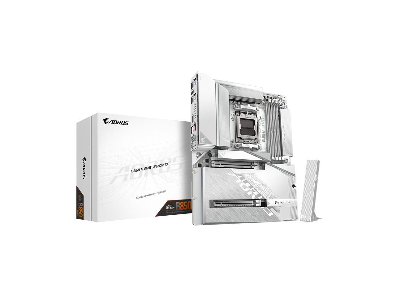 GIGABYTE X870 AORUS STEALTH ICE AM5 ATX Motherboard - Walmart.com
