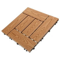 OUNONA Interlocking Deck Tile Outdoor Flooring Patio Floor Decking Tile Replacement