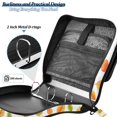 thumbnail image 4 of FORMRS Zipper Binder with Shoulder Strap 2-inch Ring 500 Sheet Capacity File Bag, Yellow Leaves, 4 of 5