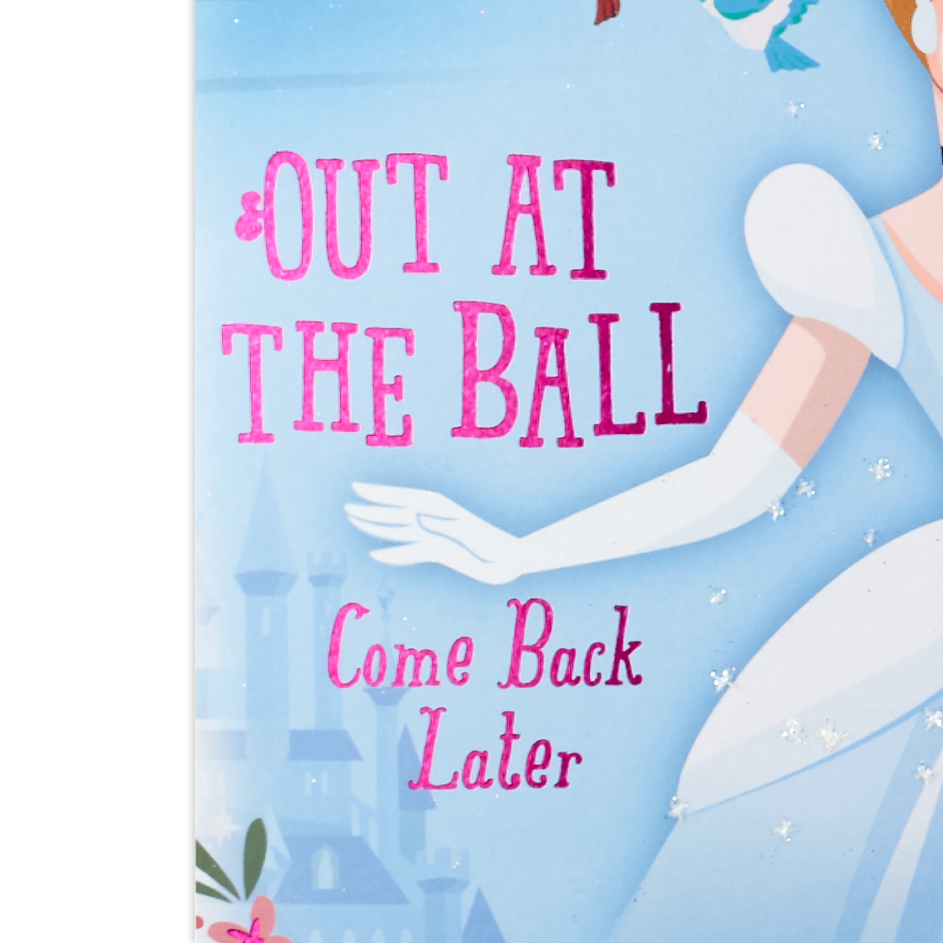 Hallmark Disney Princess Birthday Greeting Card with Door Hanger for Girl (All-About-You Day)