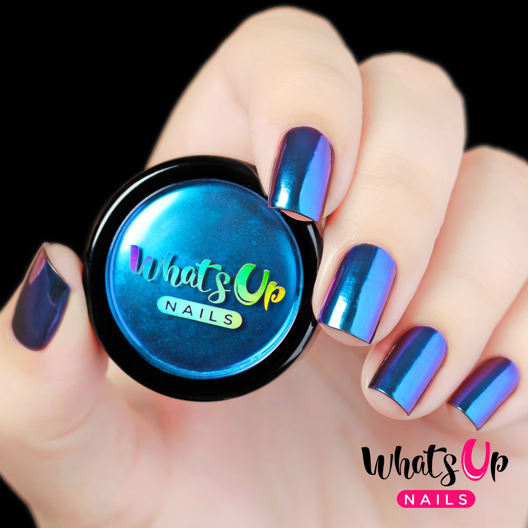 Whats Up Nails - Ocean Powder Magic Color Shifting Pigment with Multi Chrome Mirror Effect