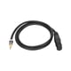 thumbnail image 2 of Xlr al cable de 3.5 mm, Claridad de cable Xlr Claridad Estable Transmisión 24 AWG Cobre Libre de OxÍgeno ​​para Estudios para Teléfonos Celulares para Eppectáculos en vivo PARA, 2 of 7