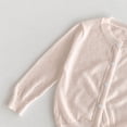 thumbnail image 5 of hengsof Girls Cotton Knit Cardigan Coat for 1-9 Years Old Sun Protection Long Sleeve Open Front Jacket Lightweight Comfortable, 5 of 7