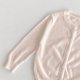 thumbnail image 4 of Niña Pequeña Manga Larga Tops Color Sólido Princesa Punto Suéter con Protección Solar, Aire Acondicionado Suéter Cardigan para Uso Diario Casual, Abrigo Suave, 4 of 7