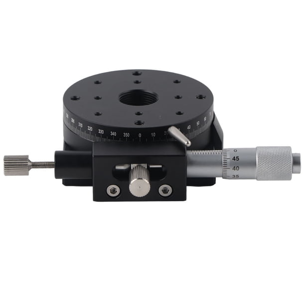 Rodamientos de rodillos lineales, etapa de traducción lineal de precisión manual, mesa deslizante de etapa lineal Plataforma de desplazamiento manual ajustable de alta precisión RSP60-L 60 mm