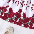 thumbnail image 3 of Ruyang Girls 2 Piece Clothes Flower Print Spaghetti Strap Dresses and Short Sleeve Cardigan Sets Summer Kids Beach Vacation Casual Outfits, 3 of 4