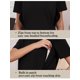 thumbnail image 3 of Camisas de lactancia Ecavus para mujer, paquete de 3 unidades, holgadas, 3 of 6