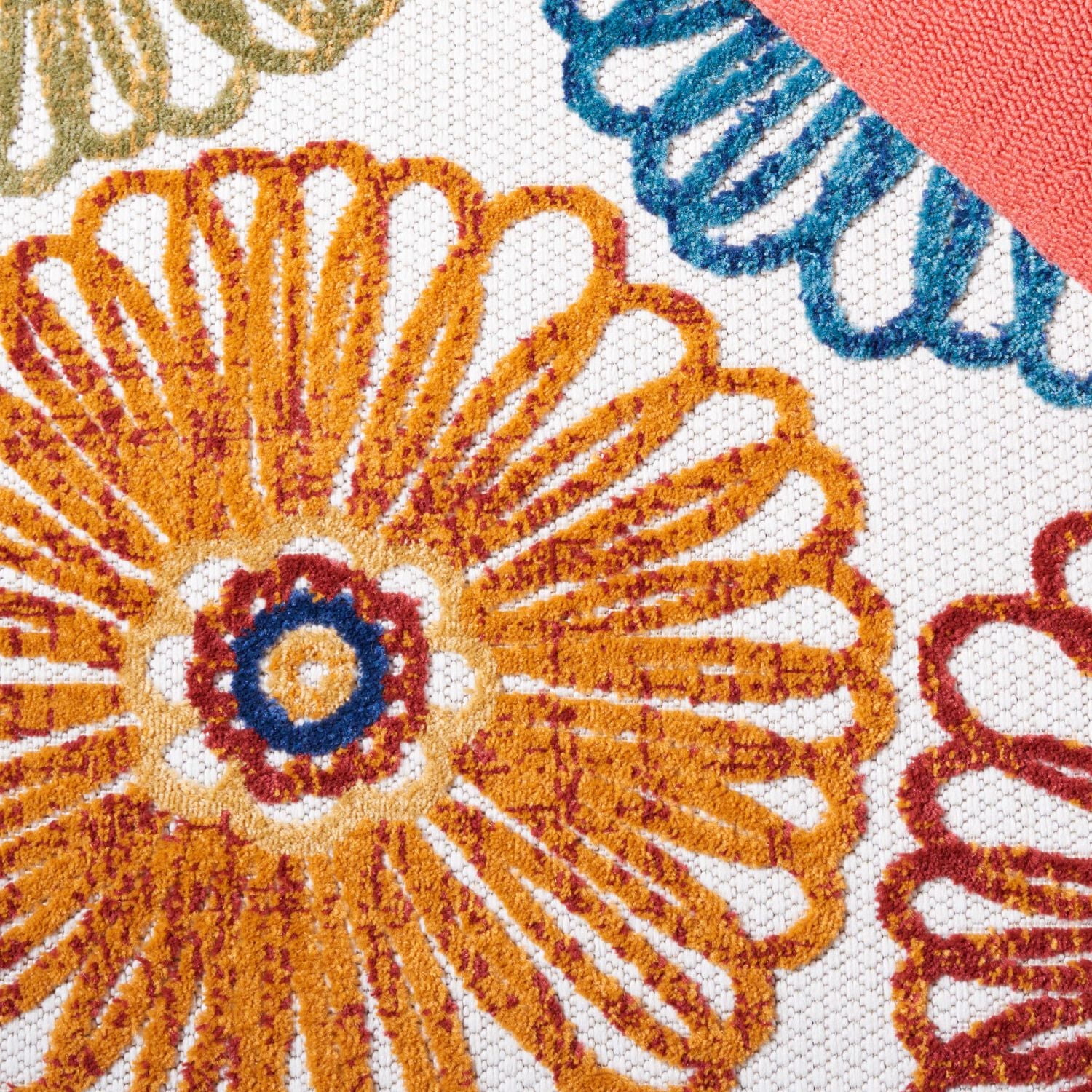 SAFAVIEH Cabana Aria Floral Outdoor Area Rug