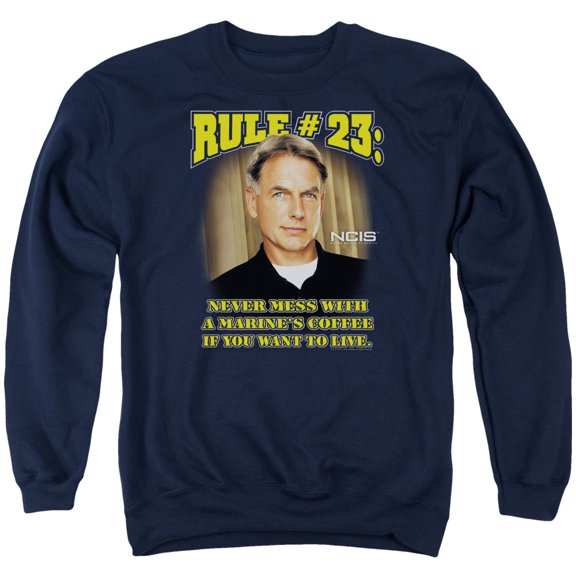 Ncis Rule 23 Adult Crewneck Sweatshirt Navy