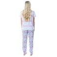 thumbnail image 2 of Friends TV Series Logo Womens' Rather Be Watching Short Sleeve Jogger 2 Piece Pajama Set Loungewear Sleepwear, 2 of 7