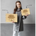 thumbnail image 5 of Darling Souvenir Personalized Engraved Laser Cut Wedding Guest Book Wooden Cover Sign-in Book Registry Guestbook Scrapbook-SG, 5 of 7