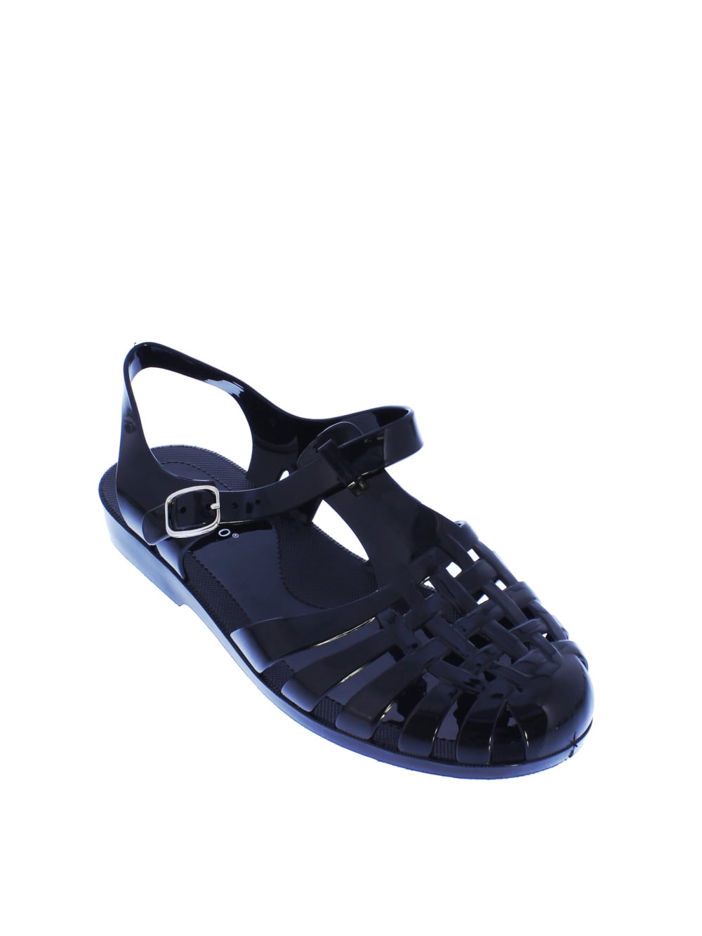 Women Caged Jelly Sandal in Black AM01 - Walmart.com