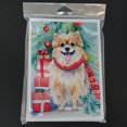 thumbnail image 3 of Pomeranian Christmas Greeting Cards Pack of 8 7 in x 5 in, 3 of 3