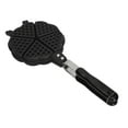 5.9in Waffle Maker Pan Aluminum Alloy Plastic Easy To Clean Mini Waffle