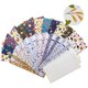 thumbnail image 3 of Juego de carpetas de cuero para presupuestos, cuadernos, agendas, cuadernos, diarios para mujeres y hombres, polvo de estrellas, 3 of 5