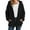 #485-Black, variant on Womens Sherpa Jacket Fuzzy Zip Up Hoodie Oversized Fleece Jackets Fluffy Coat with Pockets