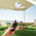 thumbnail image 2 of AOOOWER Remote Control Fan USB Power 3 Level Quiet Motor Removable Leaf for Outdoor, 2 of 8