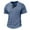#JIE- Blue, variant on CYiJun Henley Shirts for Mens Short Sleeve Casual Basic Henley Tee Summer Button Lightweight Stretch T Shirts