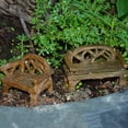 thumbnail image 5 of Mini Garden Ornament Miniature Bench Craft Lawn Chairs Micro Diy, 5 of 5