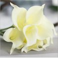 thumbnail image 1 of 10 flores artificiales de herradura, 15 pulgadas, adecuadas para la cocina del hogar y decoraciones de bodas (blanco cremoso), 1 of 2