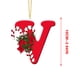 thumbnail image 3 of Xihbxyly Adornos de Letras para Árbol de Navidad, Colgante con 26 Letras Del Alfabeto, Decoración Personalizada Diy, Material Acrílico, Resistente y Ligero, Multiusos, Ideal para El Hogar y La Oficin, 3 of 3