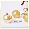 thumbnail image 3 of 36 Uds. Adornos colgantes bolas de Navidad de PVC adornos navideños (oro 4cm), 3 of 8
