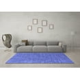 thumbnail image 3 of Ahgly Company Indoor Rectangle Oriental Blue Industrial Area Rugs, 2' x 3', 3 of 4
