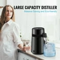 thumbnail image 3 of KFFKFF Water Distillation Unit, 4L Capacity for Home Use, 750W Purification System, Stainless Steel Inside, Countertop Water Distiller, Produces Pure Water, Black, 3 of 9