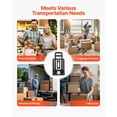 thumbnail image 3 of Folding Hand Truck 110lbs 2 Wheels 1 Rope Black, 3 of 10