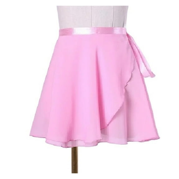 Girls Ballet Skirts Dance Skirt White Black Chiffon Skirts Woman Tied Mini Short Dance Skirt