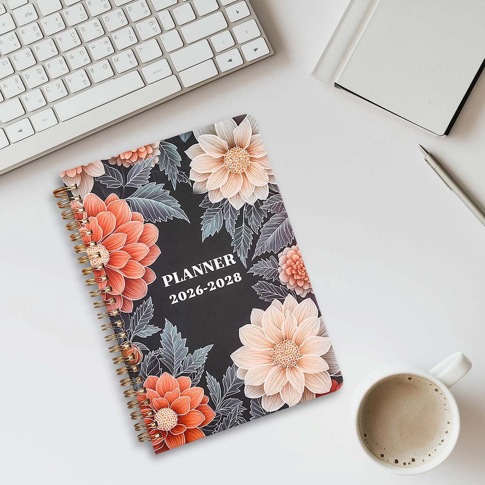 2026-2028 Planner Weekly Monthly Calendar Notebook 3 Yr Spiral Agenda for Goal Tracking Schedule Planning Office School Study Meeting Project Management Productivity Organizer Back to School Planner