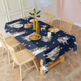 thumbnail image 3 of Siberian Husky Rectangle Tablecloth 60"x120",Waterproof Polyester Rectangle Table Cloth, Wipeable Spillproof Polyester Tablecloth for Dining, Camping, Indoor and Outdoor, 3 of 6