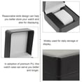 thumbnail image 2 of Miangastore Black PU Leather Watch Display Case for Storage Use with Reasonable Slots Design 10.5 x 8.5 x 3 inches, 2 of 8