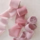thumbnail image 3 of 3 Rollos De Cinta De Seda De Gasa Con Flecos, 2 "x 5 Yardas, Envoltura De Regalos, Serie Rosa Sunnimix cinta de envolver, 3 of 8