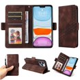 thumbnail image 1 of Funda GANGXUN para iPhone 13 Pro Max con diseño acolchado elegante, cuero PU, protección total y ajuste preciso, 1 of 5
