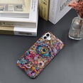 thumbnail image 5 of Compatible with iPhone 16 Case, Evil Eye Charm Soft TPU + Hard PC 2-in-1, Anti-Scratch Soft TPU Shockproof Unique Protective Cover Pattern Design, 5 of 6