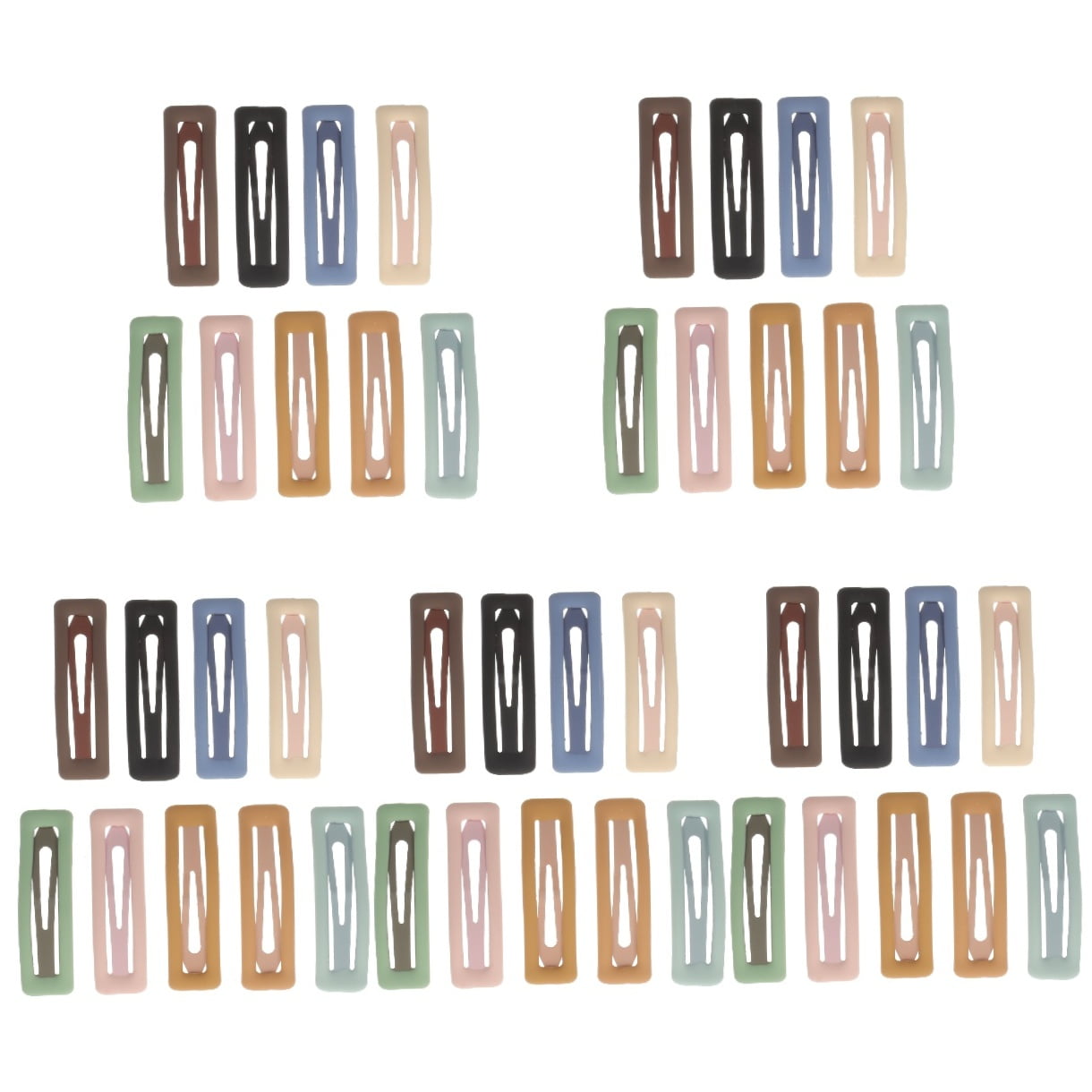 Hemoton 45 pcs Snap Hair Barrettes Simple Kids Hair Barrettes Hair Hair Barrettes for Girls