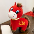 thumbnail image 5 of 10 Inch 2026 Year Of The Horse Stuffed Animals Chinese New Year Plush Horse Mascot Doll Toys Zodiac Decor For Spring Festival Lunar New Years Gifts Blessing Souvenir Decor(Get Rich Character Horse), 5 of 6